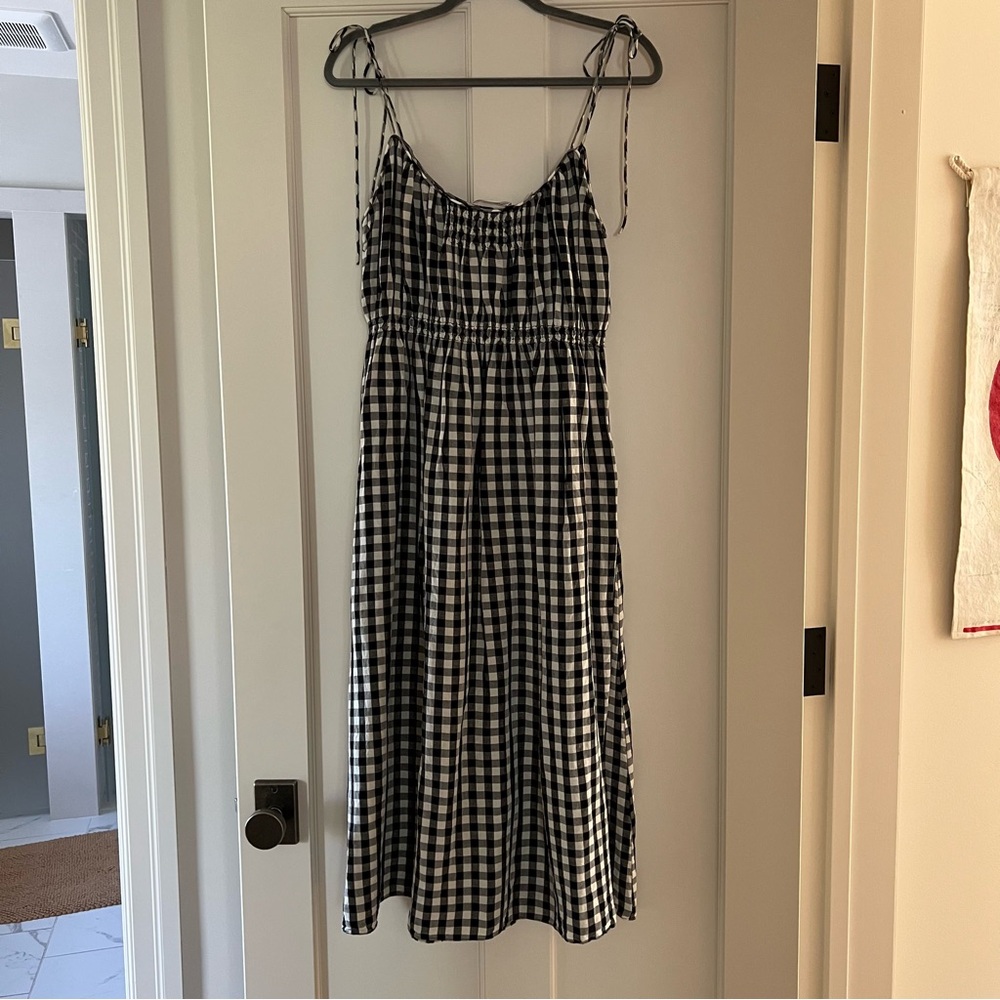 Doen - Leslie Dress (Marilyn gingham - black and white)
